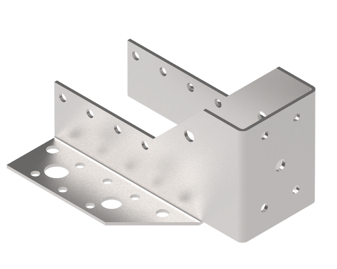 Joist hangers, external flanges, hot dip galvanized