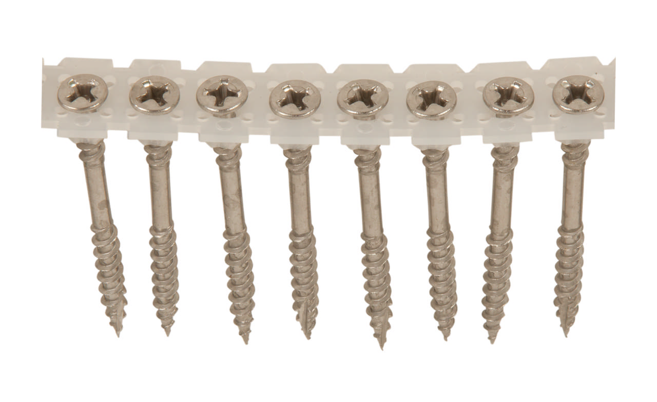 Decking screw collated, A2