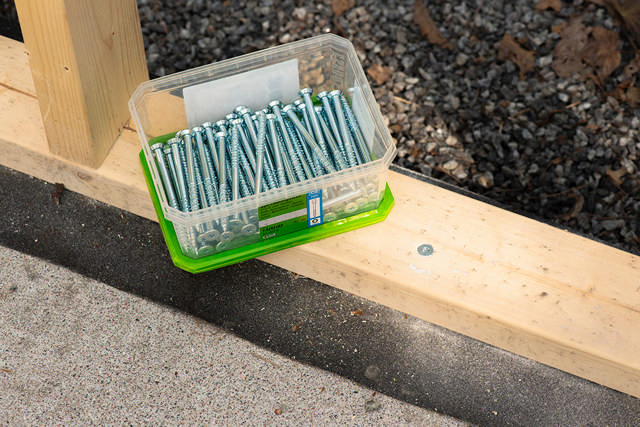 Concrete screw ECS-C partially threaded, bright zinc plated
