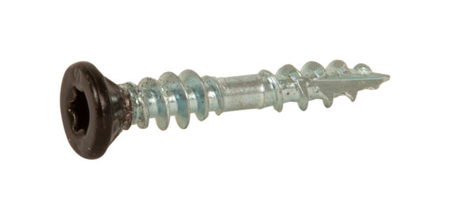 Furnishing screw, black