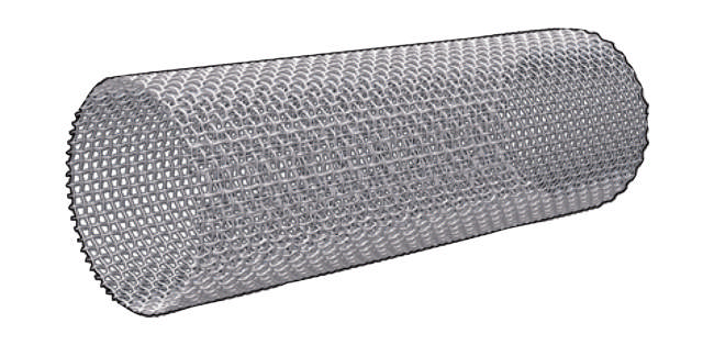 Perfo-sleeve 1 m length, metal