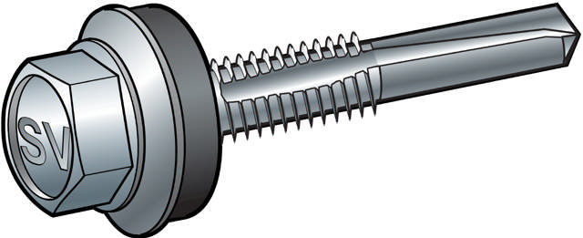 Marutex self-drilling screw, stainless steel A2