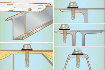 Marutex self-drilling screw, stainless steel A2