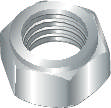 Lock nut low, DIN 985, electro zinc plated