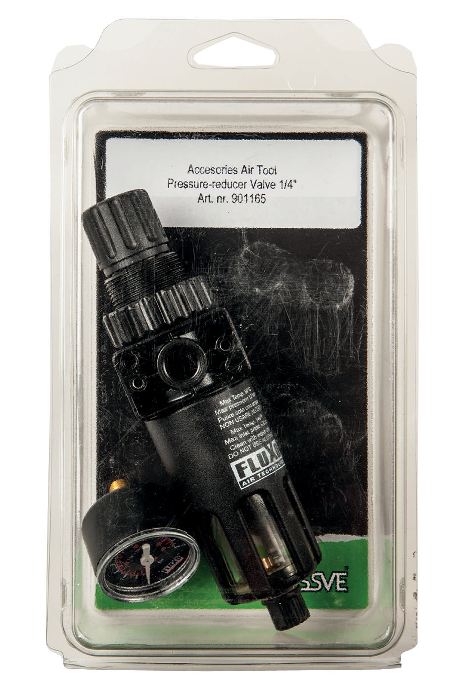 Press.reduc valve gauge 1/4