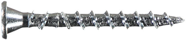 Hard drywall screw for wooden joists, bright zinc plated