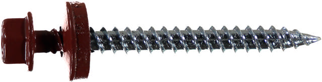 Roofing screw with sharp point, painted in RR colours