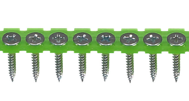 Drywall screw for steel joists, bright zinc plated