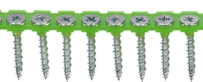 Combi screw for wooden/steel joists, bright zinc plated