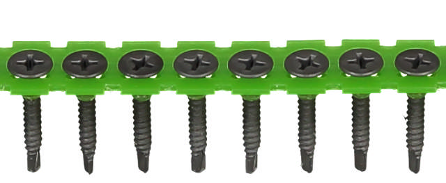 Drywall screw with drillpoint for steel joists, phosphated