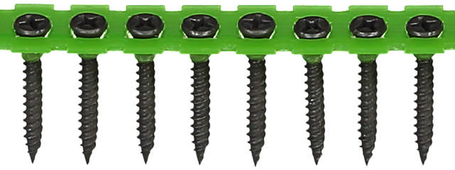 Chipboard and board screw for wooden/steel joists, phosphated