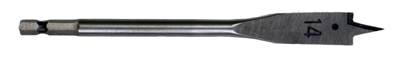 Wood drill bit flat, with 1/4