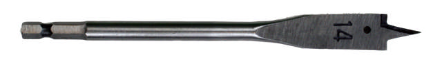 Wood drill bit flat, with 1/4